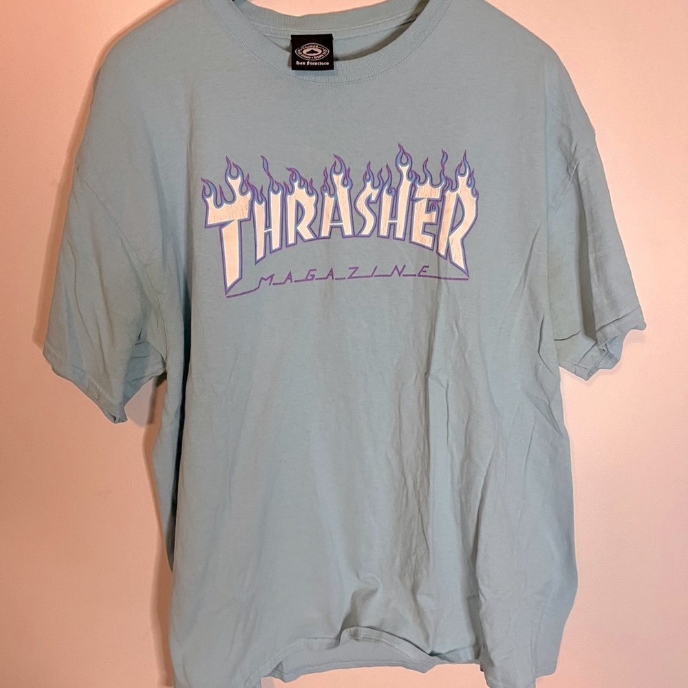 Thrasher Blue Short Sleeve Tee